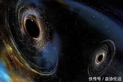 吞噬 距地球十亿光年外,科学家观测到了罕见的三个黑洞碰撞,十分壮观