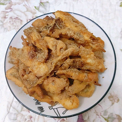 椒盐杏鲍菇|香酥椒盐蘑菇