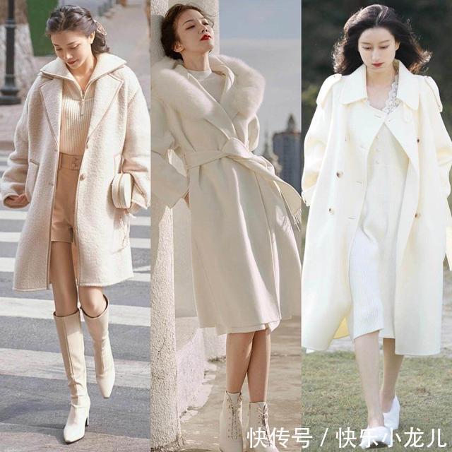 纯色 一件大衣等于多种搭配!可优雅大气,可甜美俏皮,照着穿就行