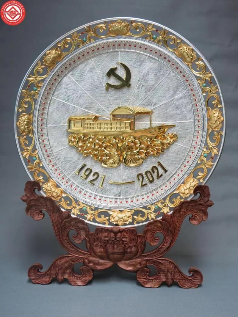 中国共产党|百余件非遗技艺精品展示百年奋斗史诗