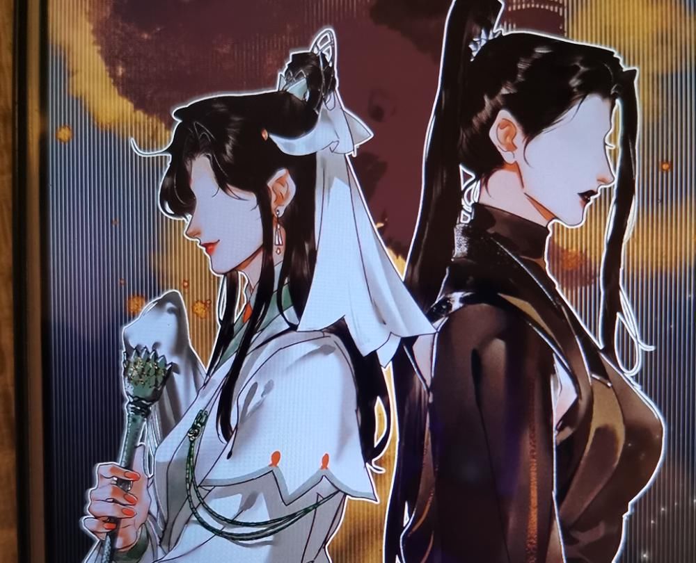 女装|《天官赐福》漫画，三郎换号略敷衍，风师娘娘女装之余还涂指甲油