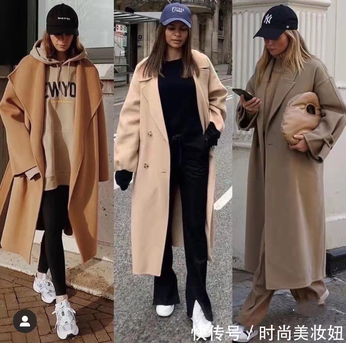 利落 为什么气质好的女人,都喜欢穿“长大衣”?看时尚博主穿搭就懂了