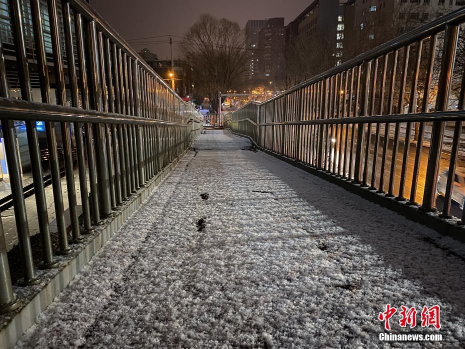 降雪|雪中的北京天安门广场