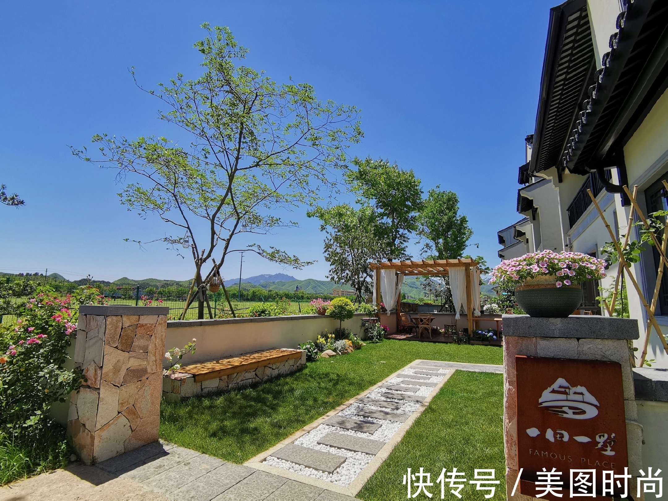 小院|80㎡最美乡村别墅小院,全由自己亲手布置设计,超有成就感