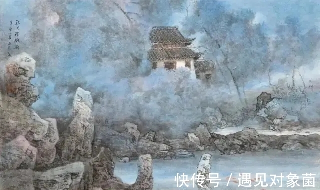 乐震文|海上画坛｜乐震文山水画