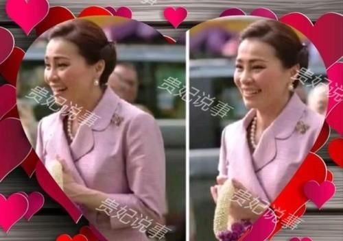 海报&43岁苏提达放大招，高调发布中国风海报，华裔王后宛如画中美人