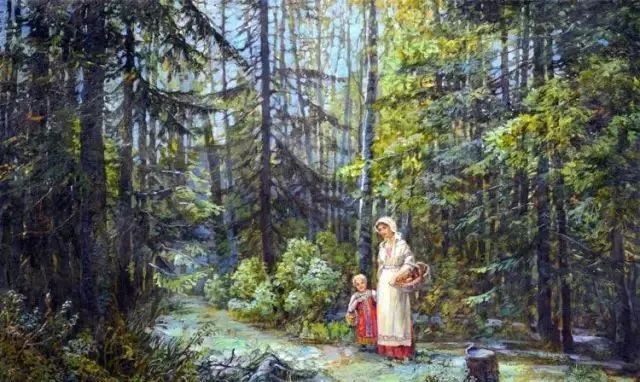 绘画|俄罗斯 爱德华·巴诺夫 ?的风景油画,好美