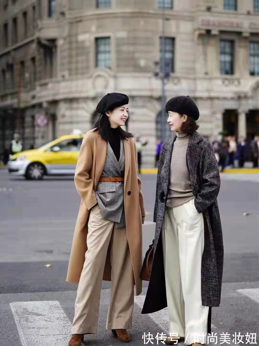 大衣|60岁女人会不会穿“大衣”,区别在这4点,穿对了高级又体面