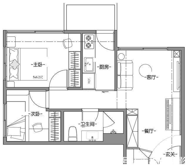 原木色|不得不佩服台湾的设计,39㎡住一家三口,功能齐全还宽敞明亮!