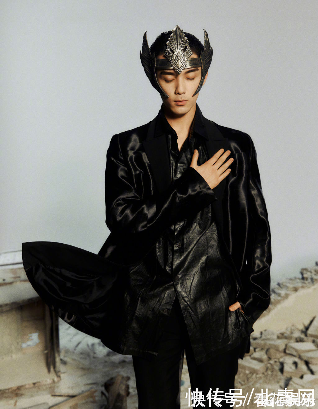 阿隼|吴磊现代潮装搭配阿隼面具 道别《长歌行》:江湖再见