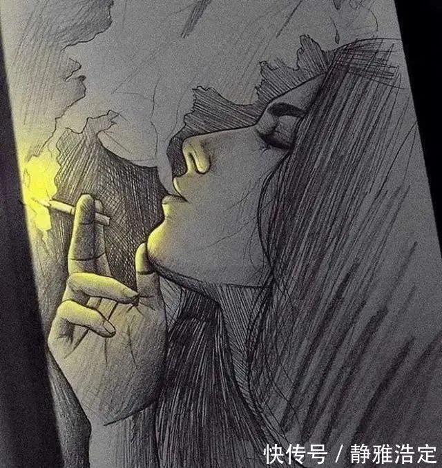 素描画|让单调的素描画发光,作品有种神秘的美,实在太别致了