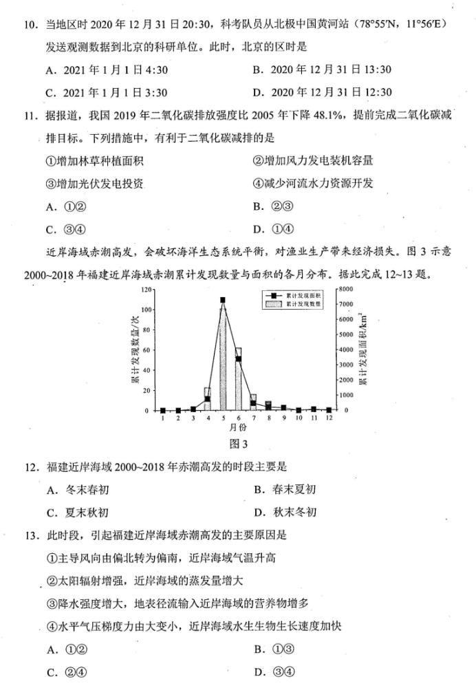 八省八套地理卷和答案来了！八省联考！