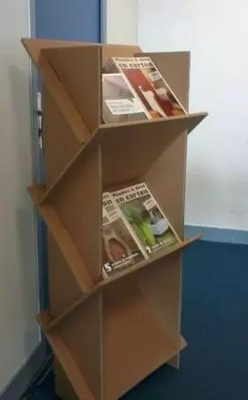 瓦楞纸|家里厚纸箱,以后统统留下来,一通粘贴,竟然连家具都不用买了