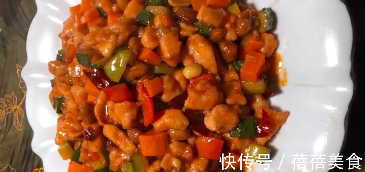 家常版鱼香鸡丁的做法，香辣酸甜鲜嫩爽脆，深受食客追捧的下酒菜