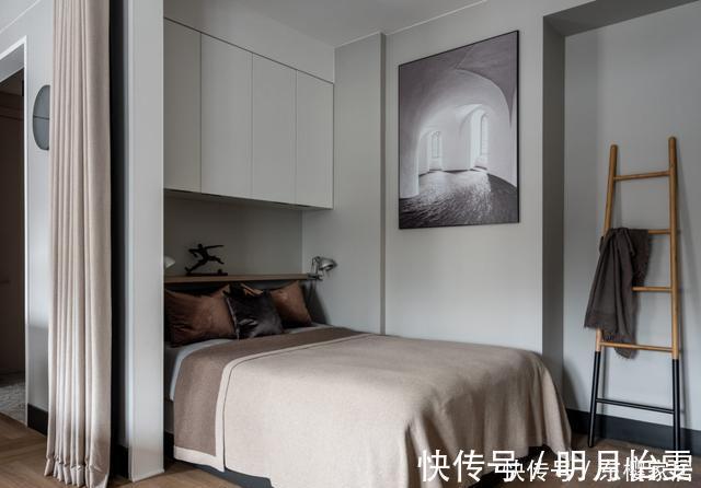 小房子|一个人独居52平,不在乎小,安静舒适就好,卧室不到8㎡塞间书房