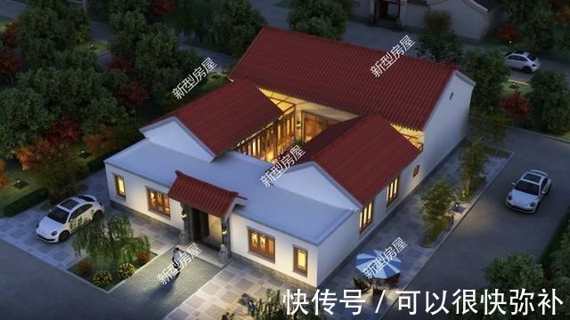 占地面积|10套中式别墅图纸分享，多少人梦寐以求的家，最后两套造价超百万