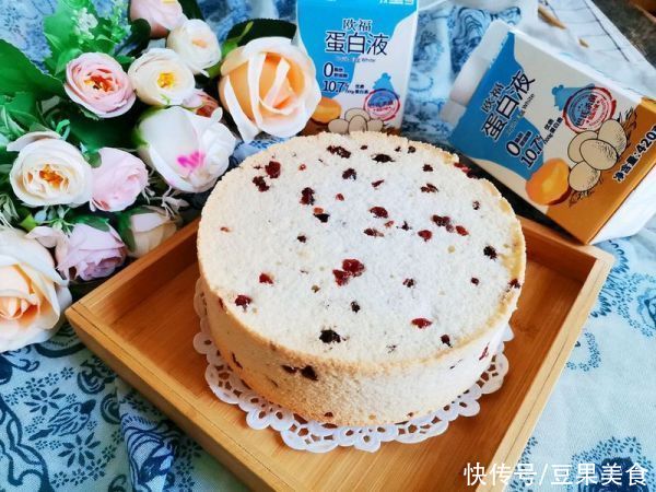 蛋白霜|自从学会#蛋趣体验#蔓越莓天使蛋糕，家里就我掌勺了