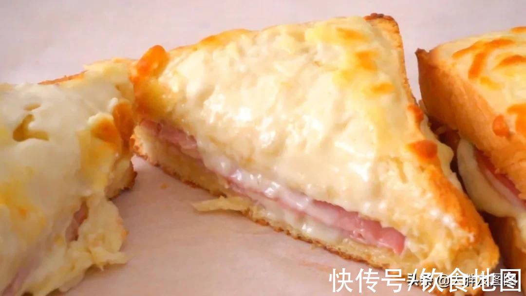 奶酱三明治,学会这个食谱,再也不去买了,用料扎实