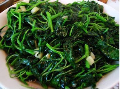 美食精选:回锅牛肉,干煎带鱼,干煸肥肠,蒜蓉苋菜的做法