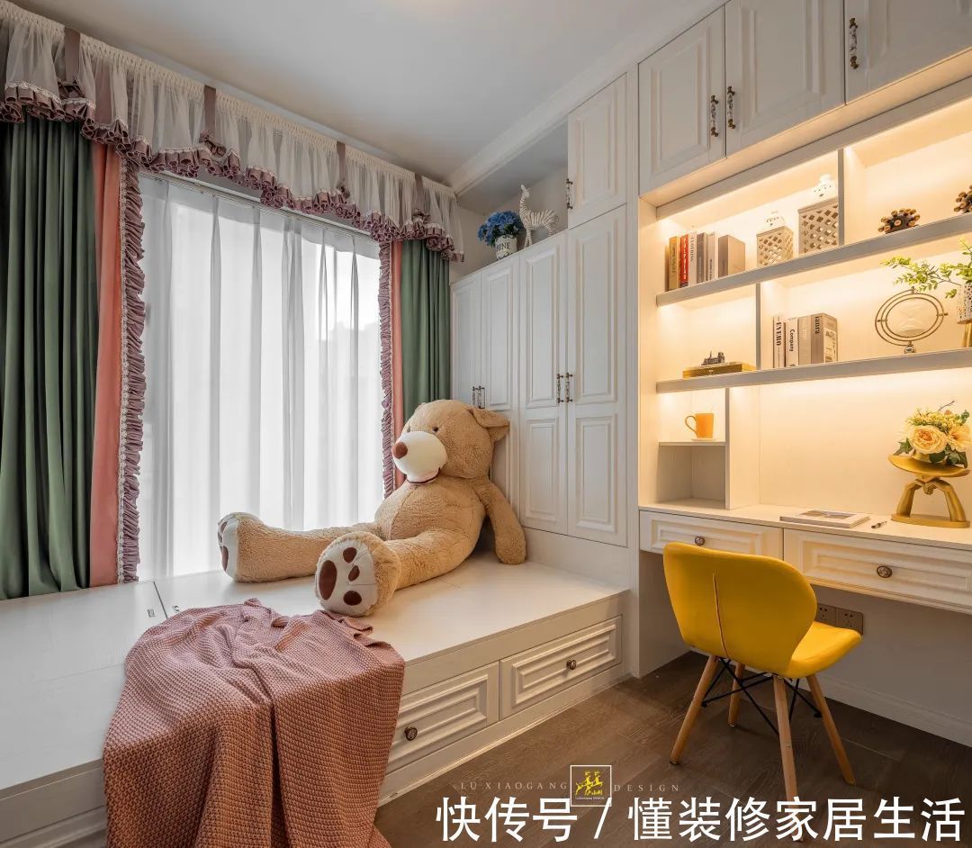 简欧风|93㎡简欧风,轻松舒适的华丽,浪漫精致而高级