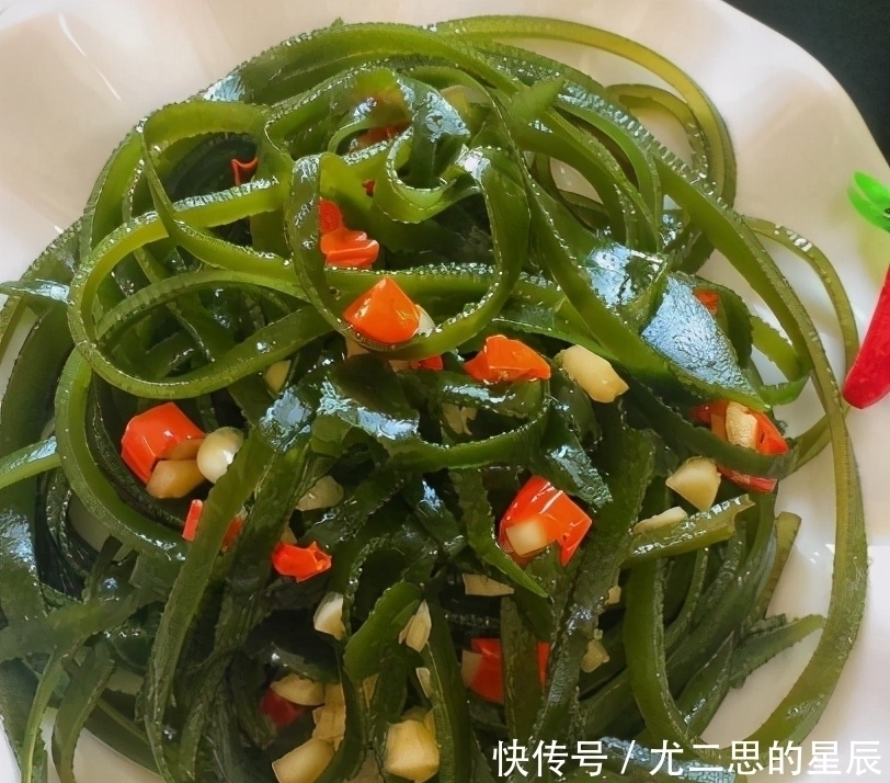 下饭|海带此法做既减肥又美容，香辣下饭，美味可口，比饭店好吃百倍