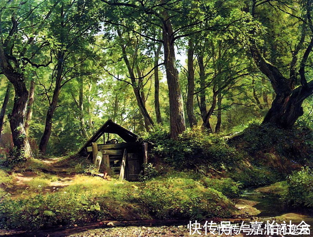 油画&俄罗斯油画大师,伊凡·伊凡诺维奇·希施金,风景油画作品选集