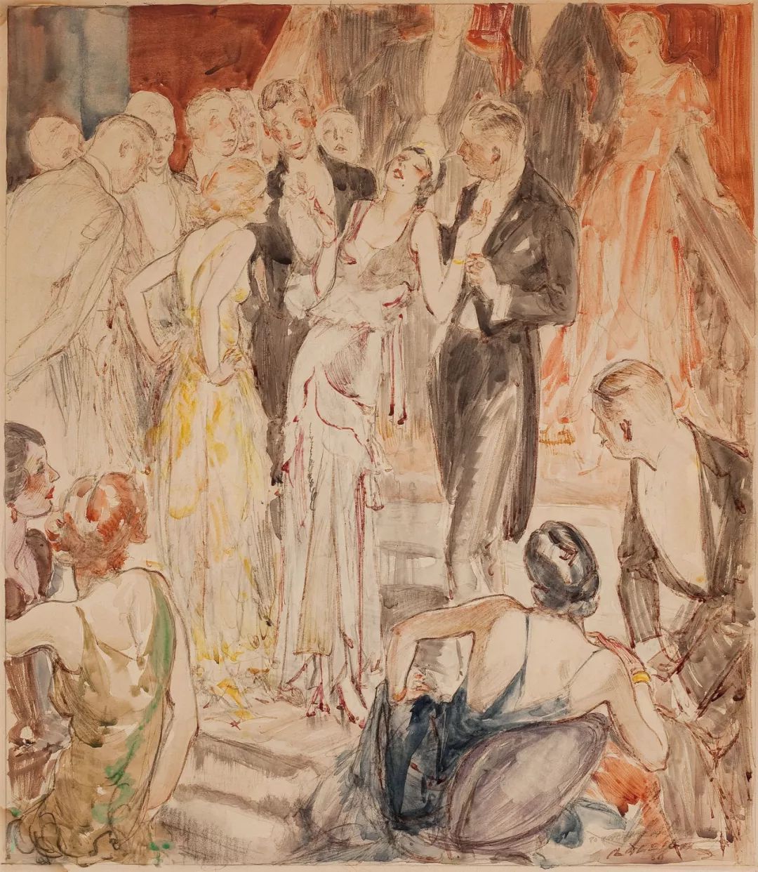 上流社会@美国最伟大的插画家,记录了上流社会的男男女女纸醉金迷的情景