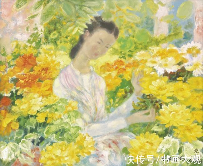 工笔画&越南画家黎谱写意油画和工笔画作品欣赏