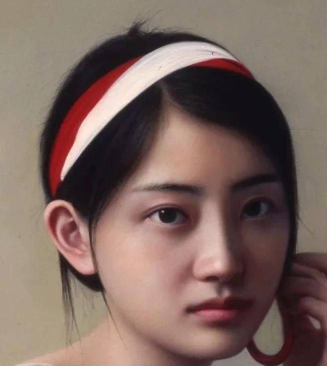  写实油画|一幅油画448万，这画中的少女到底有多美！
