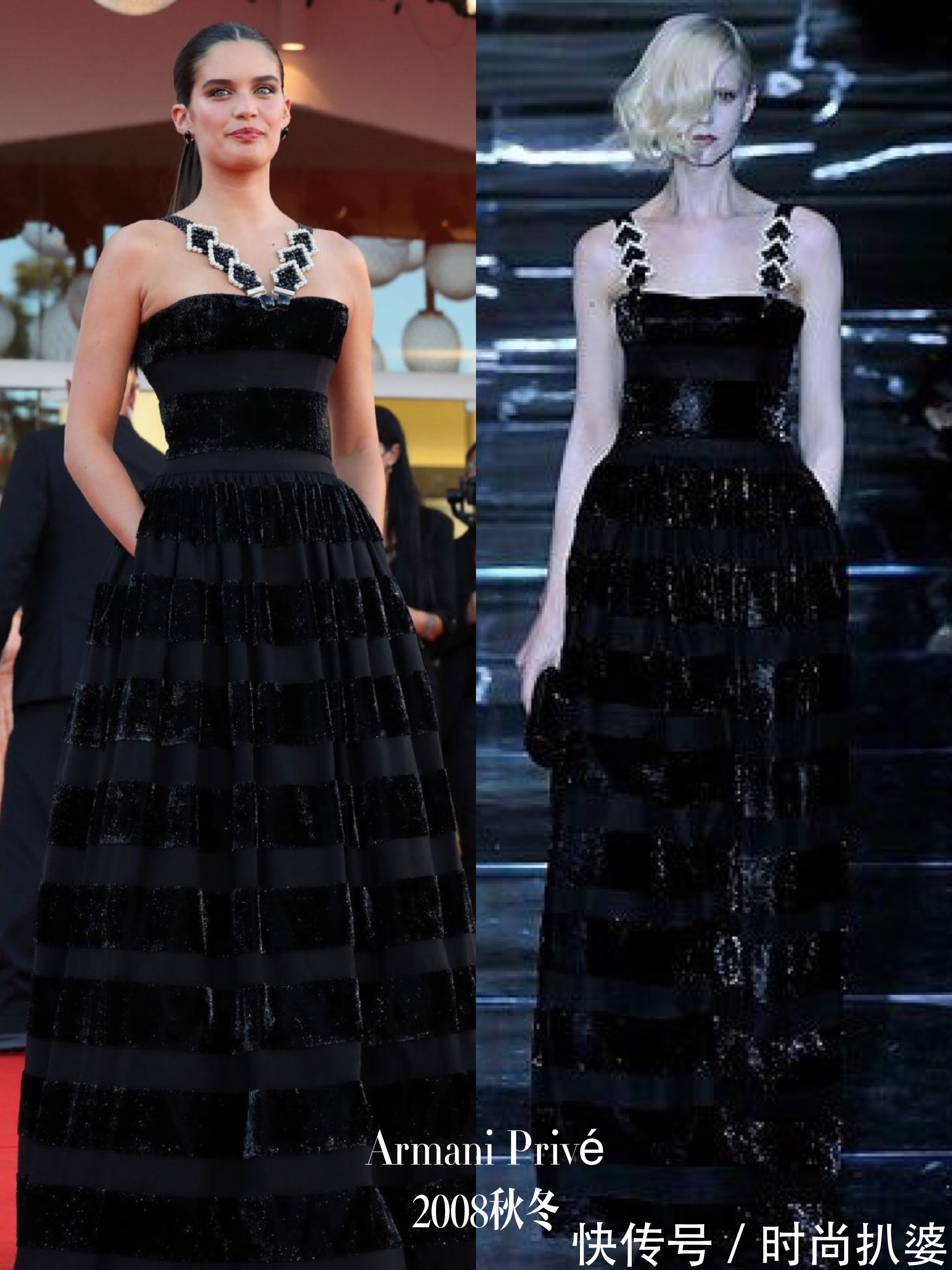 红毯|电影节红毯,维密超模不敌阿玛尼卖家秀,乔治娜穿西装靠珠宝抢镜