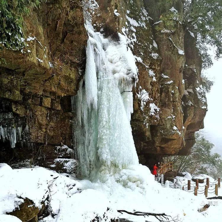 雪景如斯，大美汉江源