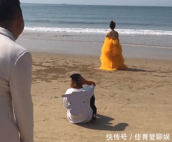 摄影师|为让婚纱照更有艺术感,新郎做了个辣眼行为,成片遭到嘲讽