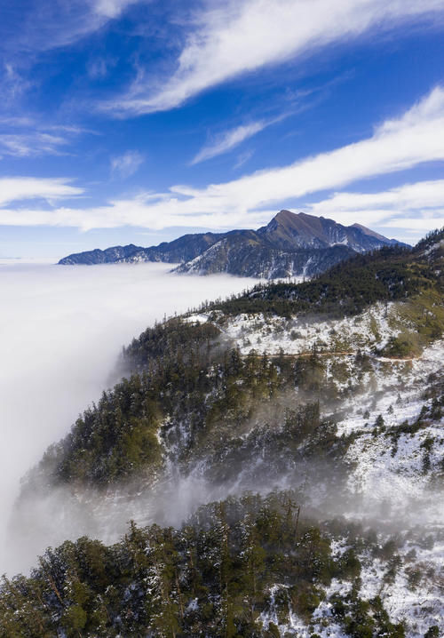 无人机照片|四川光头山：俯瞰云海