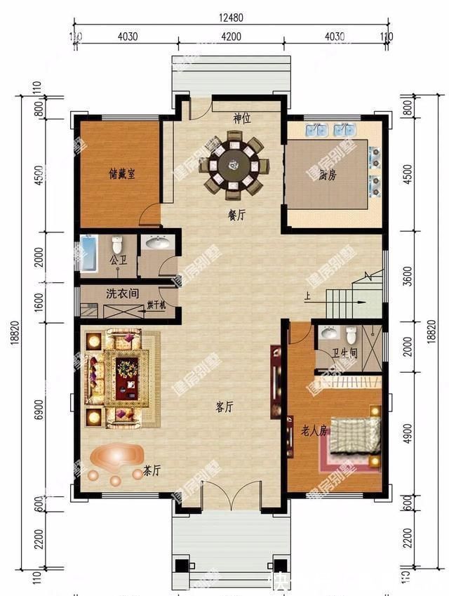 户型|有钱就要在老家建欧式豪宅,做不成地标,也要占据村里重要位置