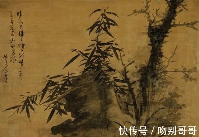 画竹!吴镇画竹,超凡脱俗!