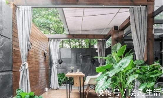 豪宅|5万爆改70㎡的老房子,完工变小庭院豪宅,客厅还做了个“床上床”