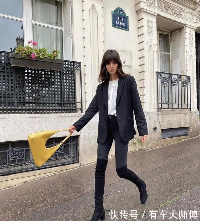 裙子 西装+裙子、西装+牛仔裤,秋冬这样搭配,时髦气质到不行!
