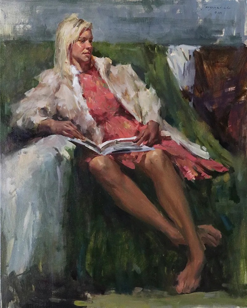 笔力独到，气势如虹，看看这二位的油画