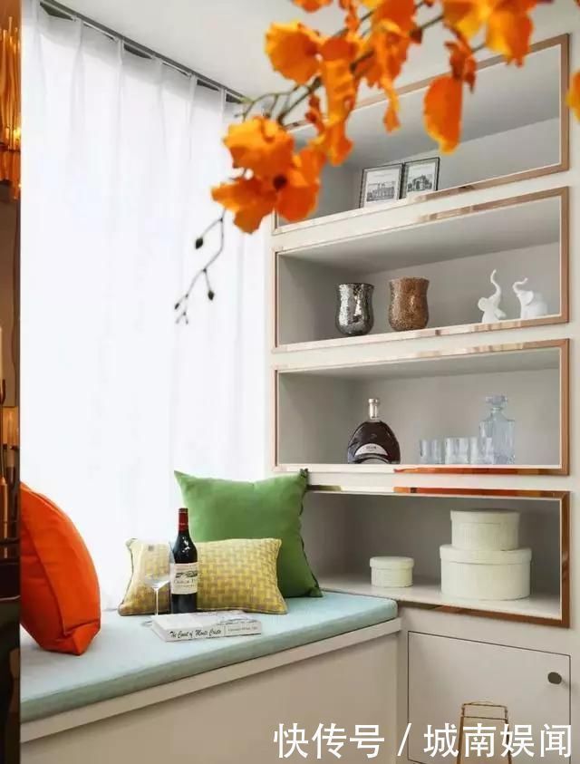 小户型|头一次看到卧室飘窗这样装,太美观实用了,相当于多了间房