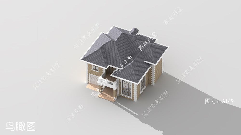 简欧别墅|这款两层简欧别墅,外观美又实用,您不想建一栋吗?