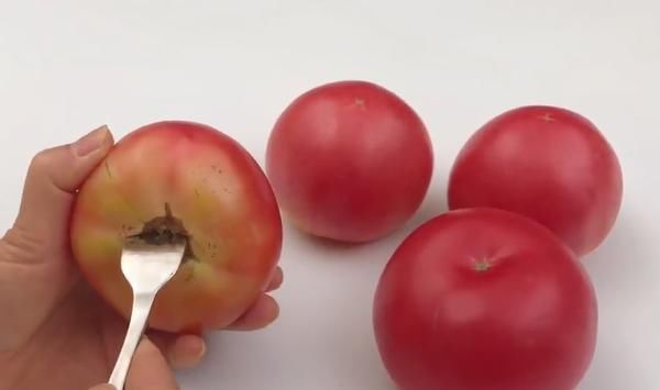 开水|西红柿去皮别再用开水烫了,教你一招,快速去皮不流汁,省时省力