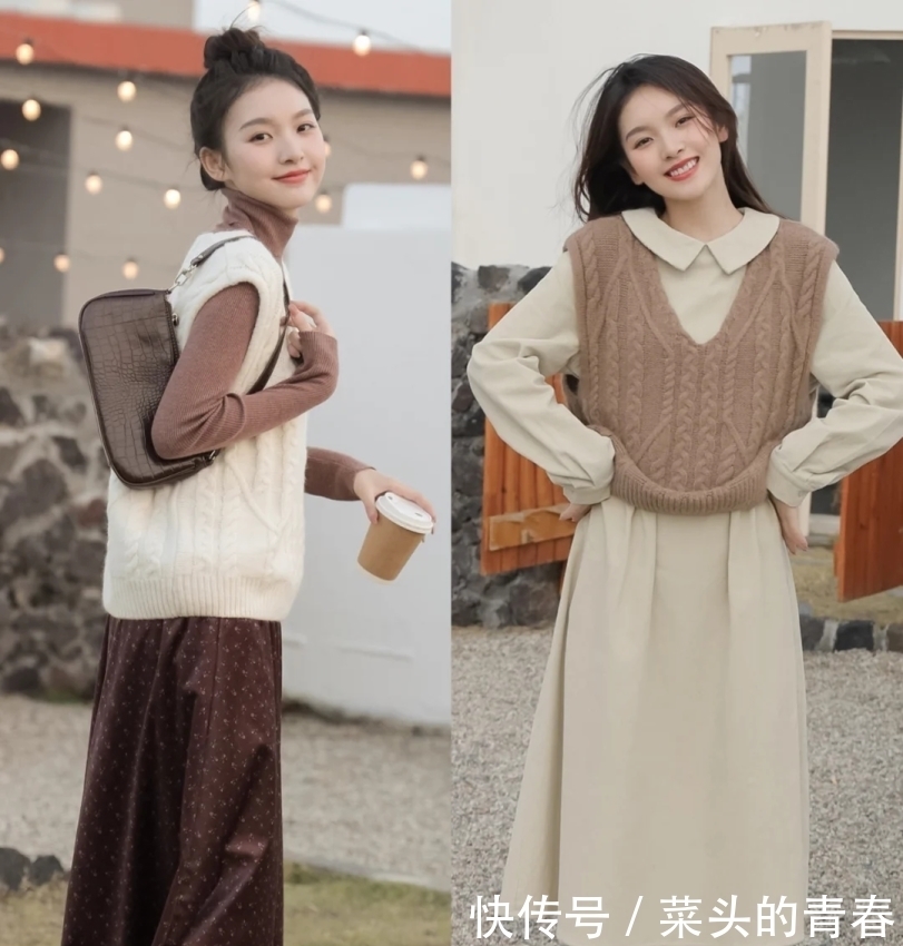 冬日与早春的同色系穿搭,清新又温柔,精致小姐姐的最爱!