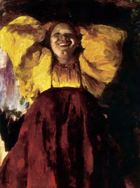 俄罗斯!色彩这么艳丽,居然是列宾工作室出来的画家