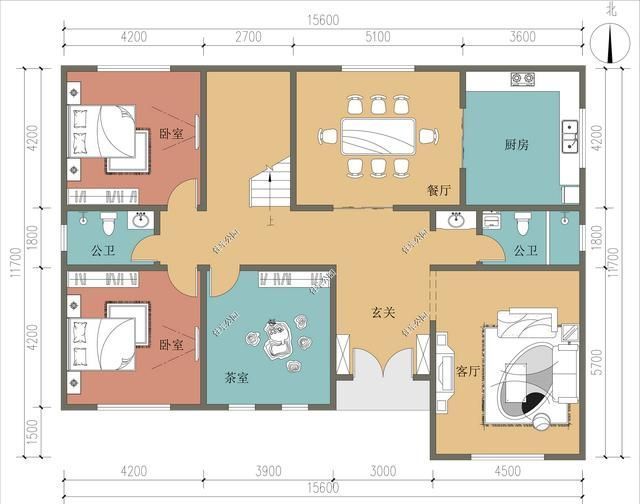 别墅|15×11米二层农村别墅,室内布局独立,家人居住舒心惬意