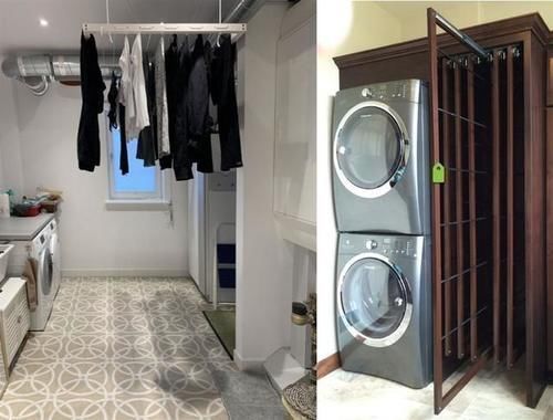 玄关|如今谁还在阳台晾衣服，这6处都是晾晒区，省出几平米多个功能区