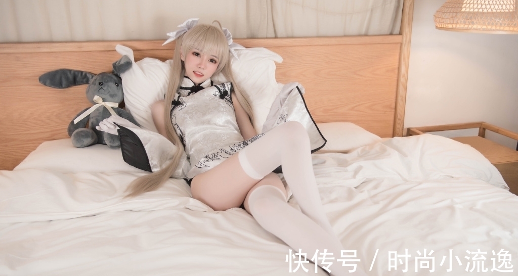 性感|穹妹cosplay性感旗袍丝袜长腿写真图片