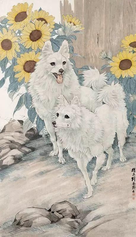 油画$作品胜过齐白石,国画风格超过冷军,一张国画价值15亿