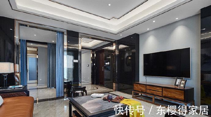 四房|208平米现代中式四房,进屋就看呆,全屋高端大气上档次,太赞了