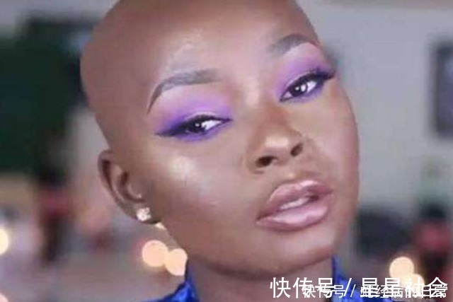 女子|黑人丑女体验化妆术,妆后成为“埃及艳后”,网友:是同一个人?