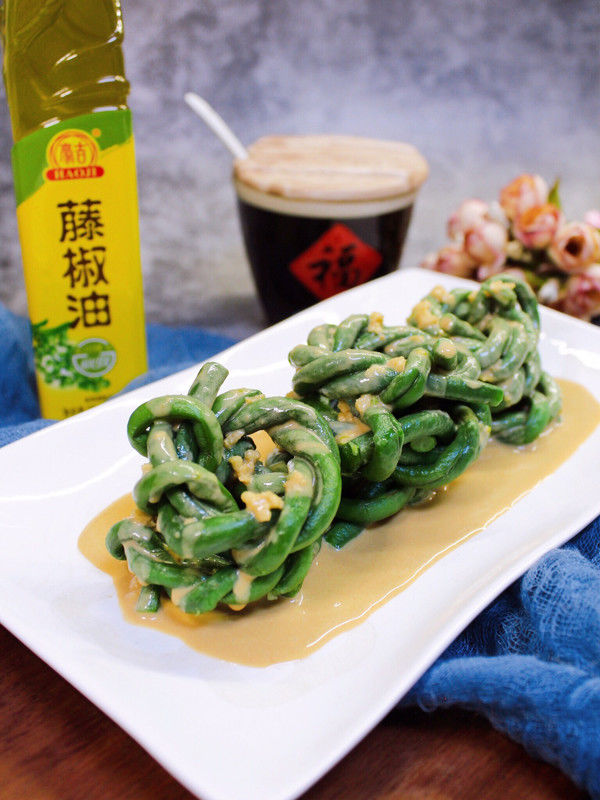 藤椒麻酱豆角扣